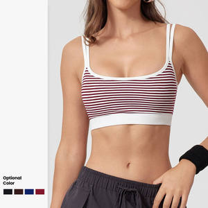 Soutien-gorge de sport sans couture personnalisé pour femme, maintien élevé, dos nu, pour fitness et yoga, bretelles réglables, grandes tailles, vêtements de sport, crop tops de gym, OEM - Product Image 5