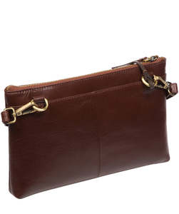 Top Quality Handmade Leather <b>Sling</b> <b>Bag</b> with Front Pocket Storage Casual Everyday Crossbody Messenger Chest <b>Bag</b> - Product Image 2