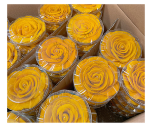 Dried Mango Flower Shape Plastic Box 400g 500g Soft Chewy Dried Mango Natural Taste Vietnam Dried Mango Factory WA 84365635475 - Product Image 1