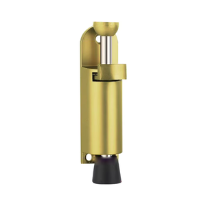 Heavy Duty Waterproof Aluminum Alloy Foot Kick <b>Door</b> Stopper Spring Loaded Telescopic Floor Mount for Hotel Easy <b>Step</b> Operation - Product Image 1