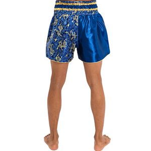 <b>Men</b> Muay Thai <b>Shorts</b> Satin Dragon Scale Print Elastic Waist Training Gym Kickboxing Lightweight top <b>mens</b> muay thai mart - Product Image 2