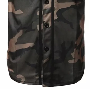 Maillot de baseball professionnel respirant sublimé, entièrement boutonné, impression personnalisée, uniforme d'équipe pour les sports du secondaire - Product Image 4