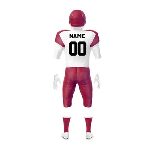 Ensemble de maillots de football américain personnalisés, uniforme sublimé, vêtements de sport d'équipe, tissu respirant, résistant, pour entraînement, club, match - Product Image 3