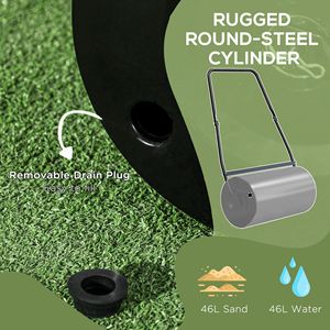 Rodillo de jardín de 46L con mango en forma de U y llenado de agua para patio trasero - Product Image 4