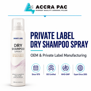 Shampooing Sec en Spray Marque Blanche Sans Rinçage Absorbant l'Excès de Sébum Rafraîchissant pour Cheveux Aérosol 200 ml Fabrication OEM - Product Image 1