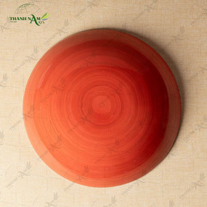 Bol en bambou tissé à la main, bol en bambou écologique, bol à salade en bambou pour la maison et la cuisine - Product Image 2