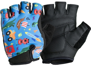 Gants de cyclisme mi-doigts pour enfants à imprimé océan personnalisé, respirants, légers, antidérapants, rembourrés, avec fermeture auto-agrippante réglable - Product Image 6