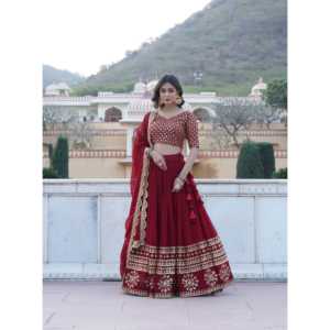 ชุดแต่งงานออกแบบ lehenga choli - Product Image 4