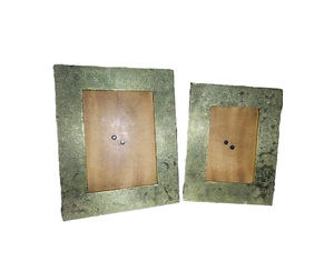 Rectangle Metal Photo <b>Frame</b> <b>Gold</b> Finish Durable Design Horizontal Style - Product Image 1
