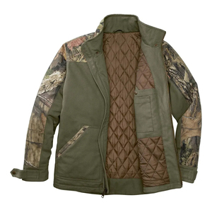 Veste de chasse unisexe en softshell camouflage coupe-vent à manches longues pour l'hiver, vêtement d'extérieur avec logo imprimé sur le devant pour adultes - Product Image 6