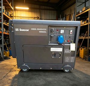 SS Samson เครื่องกำเนิดไฟฟ้าดีเซล5KW SS5500SL เงียบสตาร์ท240V 50Hz อากาศเย็นด้วย AVR - Product Image 1
