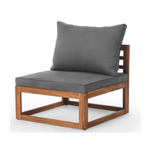 Ensemble de canapés modulaires modernes en acacia pour l'intérieur et l'extérieur, 5 pièces, par Minh Phuoc Furniture, respectueux de l'environnement, Knott - Product Image 1