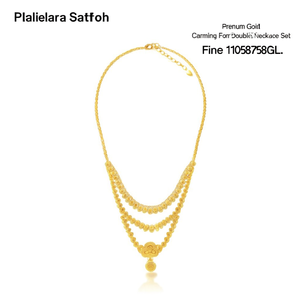 Conjunto de Collar Doble de Oro de Primera Calidad, Joyería Fina 11058758GL - Product Image 2