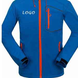 Veste matelassée pour homme en tissu polyester noir respirant, idéale pour la randonnée et l'entraînement hivernal, avec une densité de 380 g/m². - Product Image 2