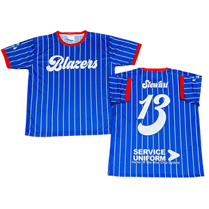 Maillots de baseball personnalisés OEM/ODM en tissu mesh 100% polyester respirant, grande taille, séchage rapide, sublimation du nom du joueur d'équipe - Product Image 3