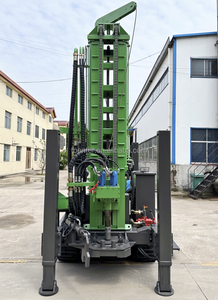 Plataforma de Perforación de Pozos de Agua Montada en Remolque/Ruedas de 150 m, Diámetro de Perforación de 100-300 mm para Perforación DTH en Roca Dura - Product Image 6