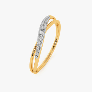 Anillo de mujer con diamante cultivado en laboratorio, corte brillante redondo, anillo de compromiso clásico en oro de 18K, 14K, 10K, plata 925, 935. - Product Image 2