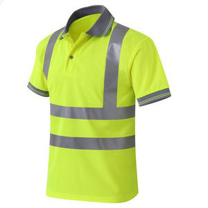 T-shirts de travail réfléchissants haute visibilité pour hommes, t-shirt réfléchissant à séchage rapide, t-shirt de sécurité - Product Image 3