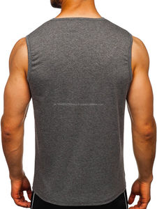 2025 Gradient Color Edge Grinding Waffle Sleeveless <b>T</b>-<b>Shirt</b> High Street <b>Men</b> Women Vintage Washed Vest Tank Top OEM Serviced - Product Image 4