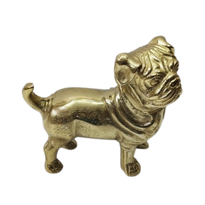 รูปปั้นหมีทรงเรขาคณิต งานประติมากรรมโลหะอะลูมิเนียม สีทอง ตกแต่งบ้านสไตล์หรูหรา ของตกแต่งบนโต๊ะ - Product Image 2