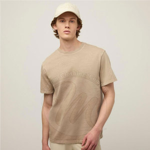 Camiseta de Tela Suave con Efecto Desgastado por el Sol, Estilo Casual, Camiseta Moderna con Efecto Desgastado por el Sol - Product Image 4