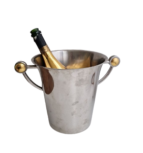 Seau à glace en acier inoxydable sur mesure, le plus vendu, pour bières, vins et champagnes, idéal pour les fêtes - Product Image 1