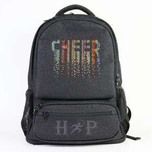 High Quality Fashionable Glitter Cheer Bag Sports Travel Sparkle <b>Backpack</b> For Girls Custom Lightweight Cheerleading <b>Backpack</b> - Product Image 1