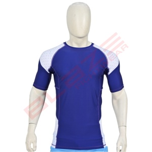 2025 Custom BJJ <b>Rashguard</b> <b>for</b> Men <b>Women</b> Short Sleeve No Gi Active Tops with UPF50+ Protection Eco-Friendly - Product Image 1