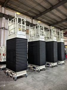 Piattaforma <span class=keywords><strong>a</strong></span> forbice fissa per sollevamento attrezzature pesanti in cantieri di decorazione e trasferimento merci <span class=keywords><strong>da</strong></span> un piano all'altro - Product Image 4