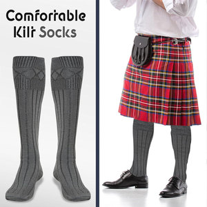 Top Rated Highland Scottish Kilt Hose <b>Socks</b> for Men Traditional <b>Long</b> Length <b>Wool</b> Blend Breathable Comfortable <b>Socks</b> 2026 - Product Image 5