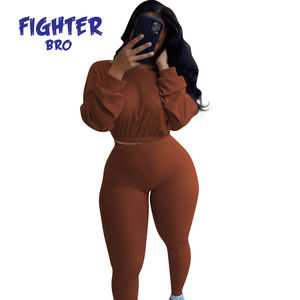 Conjunto Deportivo de Algodón para Mujer, Diseño Personalizado, Estilo Moderno Informal, Logotipo Personalizado, Producción OEM, Etiqueta Privada, Listo para Enviar - Product Image 4