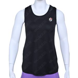 Camiseta Deportiva de Malla Negra Personalizada al por Mayor de BFW para Mujer, Camiseta Deportiva sin Mangas para Gimnasio OEM - Product Image 6