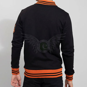 Fashion Wear Premium <b>Men</b> Varsity <b>Jacket</b> Wool Body <b>Long</b> Sleeves Custom Embroidery and Patches <b>Men's</b> Letterman Varsity <b>Jacket</b> - Product Image 4