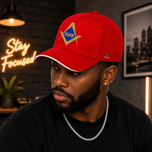 Gorra de Béisbol Masónica con Logotipo HMR Bordado, Ropa Masónica Griega, Vestimenta de Hermandad - Product Image 4