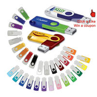 Flashdisk Putar Terenkripsi Top Sales Swivel Memory Stick Rotating Disk USB 2.0 4GB-128GB Stok Tersedia Pendrive