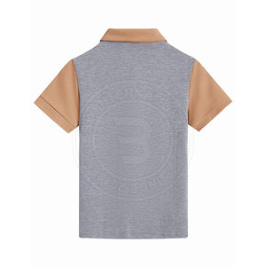 เสื้อโปโลกอล์ฟสำหรับเยาวชน เสื้อกีฬาสำหรับเด็กผู้ชาย ชุดทีมกอล์ฟสำหรับเด็ก เสื้อกีฬาน้ำหนักเบา ยืดหยุ่นได้ ระบายความชื้น - Product Image 2