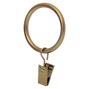 Premium Heavy Duty Metal <b>Curtain</b> Rings <b>With</b> Eyelets Antique Brass Gold Drapery Rings Smooth Sliding Hardware For Luxury Hotel - Product Image 6