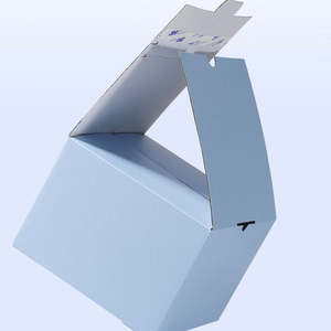 Caja de Embalaje de Cartón Plegable Resistente de Papel Kraft de 250 g/m² con Cierre de Cremallera y Logotipo Impreso para Productos de Cuidado de la Piel - Product Image 4