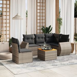 Conjunto de Sofás de Jardín de Ratán, Muebles de Exterior para 4 Personas, Resistentes a la Intemperie, Diseño Contemporáneo - Product Image 3