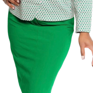 Blazer Cruzado Transpirable de Tela Sólida Rosa y Verde para Mujer, Chaqueta Formal Elegante y Estilizada para Negocios y Eventos de Gala - Product Image 2