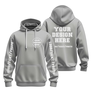 Sweat à capuche de sublimation haut de gamme, imprimé sur toute la surface, personnalisé, streetwear, pour hommes et femmes, vêtements de sport tendance - Product Image 2