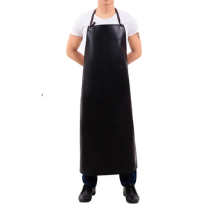 Durable polyester <b>kitchen</b> <b>apron</b> customized design with button closure short sleeve unisex style for professional <b>kitchen</b> use - Product Image 5
