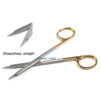 Porte-aiguille Mathieu de qualité supérieure en acier inoxydable de haute qualité – Verrouillage à cliquet, mâchoires dentelées, 14 cm, usage dentaire et vétérinaire