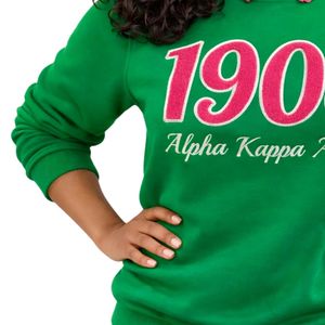 เสื้อสเวตเชิ้ตสีเขียว 1908 ผ้าเชนิลล์ คอกลม แขนยาว เนื้อผ้านุ่มสบาย สำหรับผู้หญิง สไตล์ลำลอง ใส่ได้ทุกวัน - Product Image 5