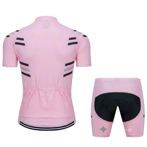 Conjunto deportivo personalizado para ciclismo de montaña, conjunto slim fit para hombre, pantalones cortos con tirantes, transpirables, de secado rápido, ropa para ciclismo al aire libre. - Product Image 2