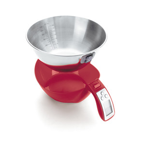 Bilancia da cucina digitale Lacor con ciotola rimovibile in acciaio inossidabile, capacità 5 litri, pesatura di precisione per cottura e preparazione di piatti - Product Image 2