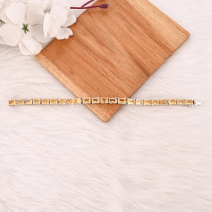 Premium 925 Sterling Silver Natural Citrine Tennis <b>Bracelet</b> Handmade Luxury Jewelry for Women - Product Image 2