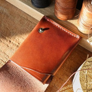 Genuine Leather Handmade <b>Cute</b> Square Slim Bifold <b>Wallet</b> for Men with Multiple Card Slots and Cash Pocket Budget Friendly - Product Image 5