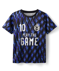 Conjunto de Camiseta y Pantalones Cortos de Fútbol para Niños y Niñas, Manga Corta, Uniforme Deportivo Transpirable, Personalizable por Sublimación - Product Image 3
