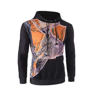 Sweat à capuche uni pour homme, personnalisable avec logo, pour sublimation, vêtement de sport professionnel d'hiver, vente en gros - Product Image 2